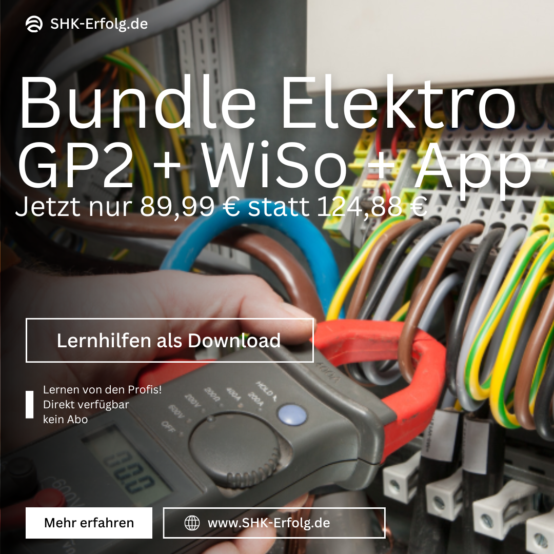 Elektro-Prüfungs-Bundle – Gesellenprüfung + WiSo + Trainer-App